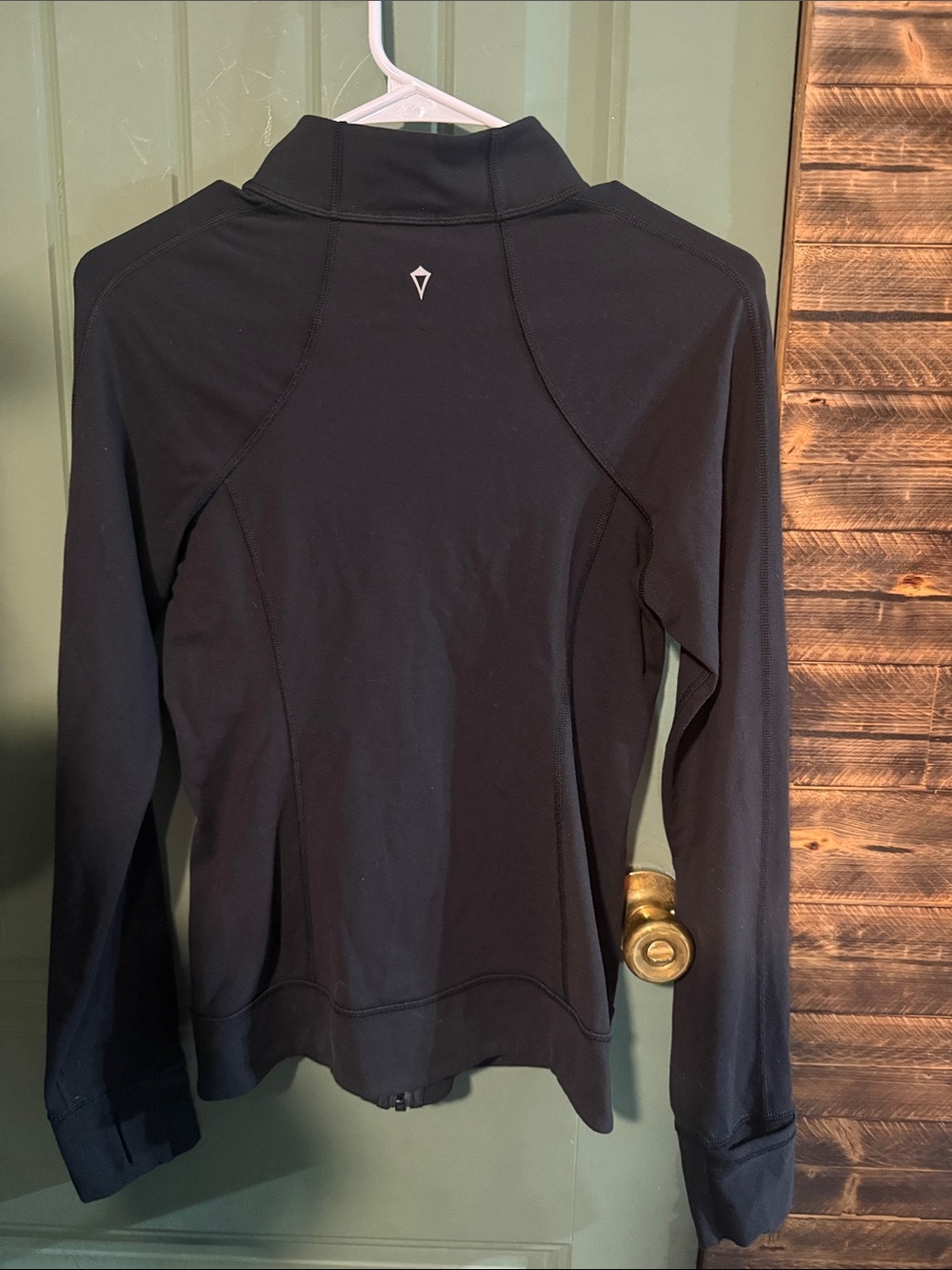 Girls size 14 Ivivva Black Long-Sleeve Zip Jacket